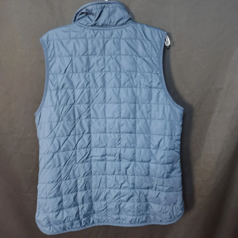 Carhartt med vest reversible plaid flannel quilted blue grey gray outdoor work
